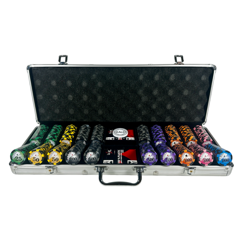 Bullets Playing Cards - Pokerkoffer Corrado Deluxe Pokerset Mit 300 Clay Pokerchips Ohne Werte Poker Anleitung Dealer Button Und Bullets Plastik Pokerkarten 2