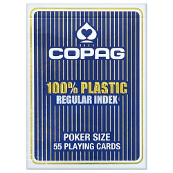 Plastikkarten - COPAG Standard Index Blau