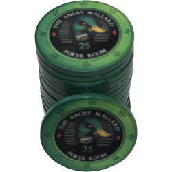 Pokerisarja keraaminen - Angry Mallard 500