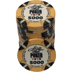 Pokerset Keramik - WSOP Ace High 500  MIX IT