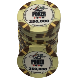 Pokerset Keramik - WSOP Ace High 500  MIX IT