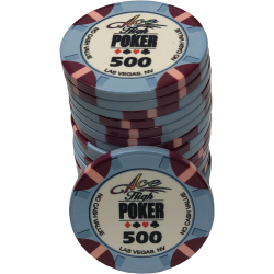 Pokerset Keramik - WSOP Ace High 500  MIX IT