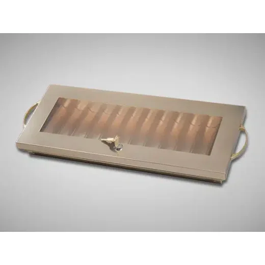 Chip Tray - Metal 12 rows
