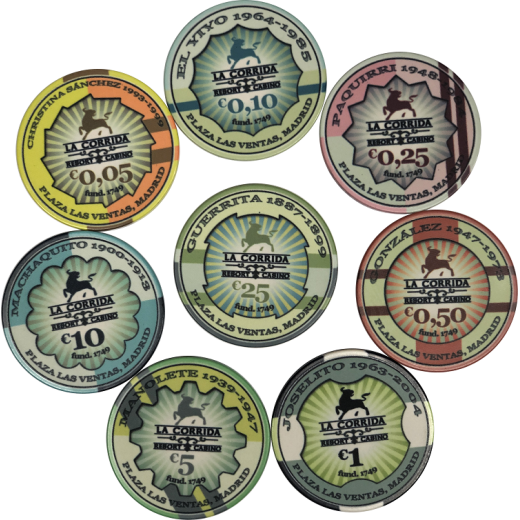 Ceramic Chip La Corrida - Collective order 200 pcs