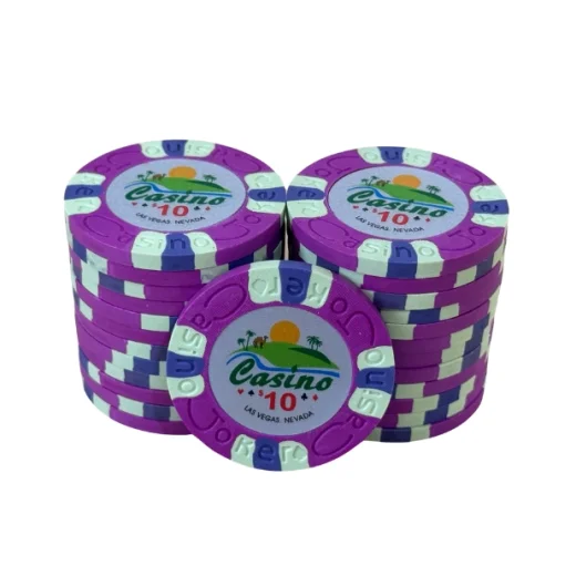 Rouleau de 25 jetons de poker World Series | 14g | Couleur : Jaune