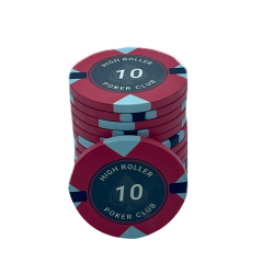 Ceramic Poker Set - Highroller 1000 MIX IT
