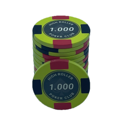 Pokerset Keramik - Highroller 1000 Turnier