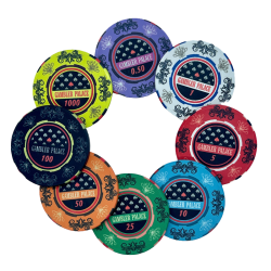 Pokerset Keramik - Gambler Palace 300 MIX IT