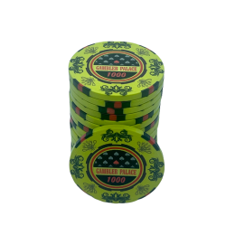 Ceramic Poker Set - Gambler Palace 300 Tournament