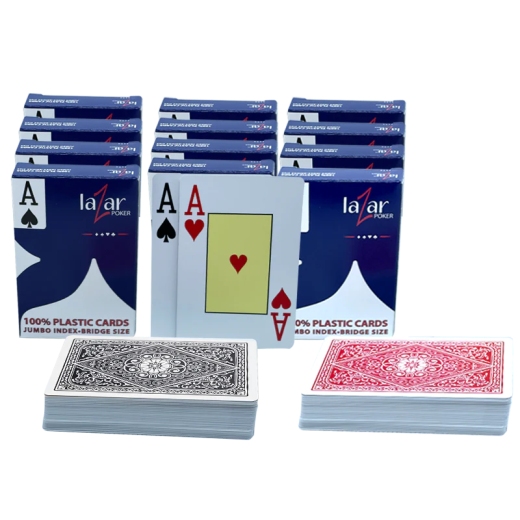 Plastové karty - LAZAR 4600 Bridgesize - 12 balení