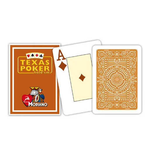 Tarjetas de plástico - Modiano Brown - 2 Index