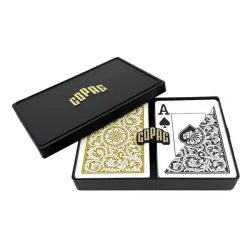 Playing Cards - COPAG Double Pokersize Jumbo Index - Gold...