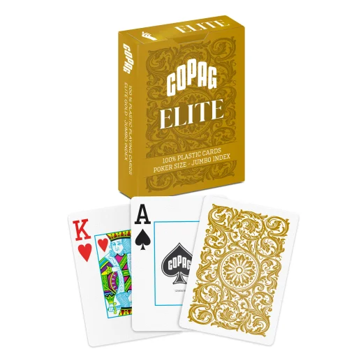 Cartes plastiques - COPAG ELITE Jumbo - Or