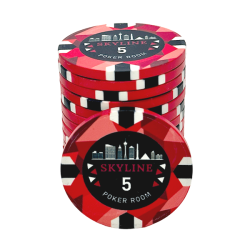 Pokerset Keramik - SKYLINE Cashgame 500 Highroller