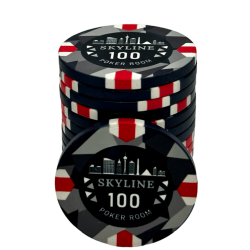 Pokerset Keramik - SKYLINE Cashgame 500 Highroller