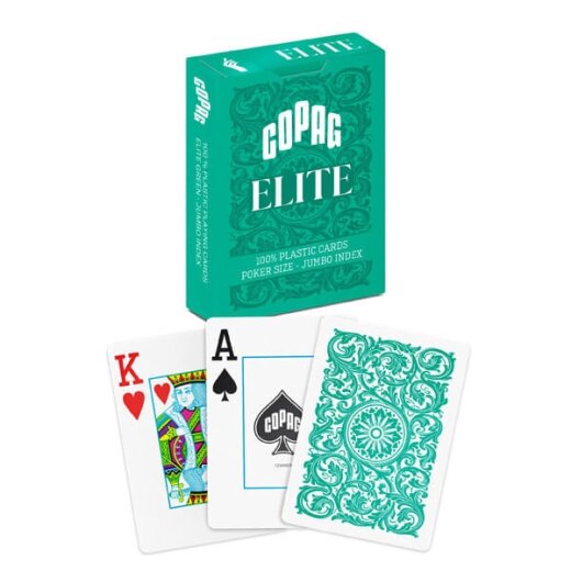 Plastikkarten - COPAG ELITE Jumbo - Grün