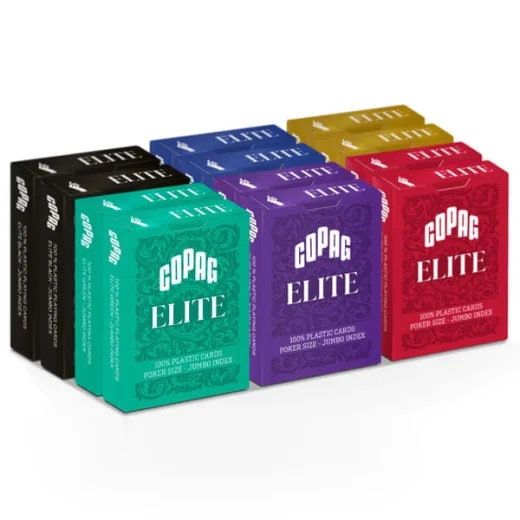 Plastik kartlar - COPAG ELITE Jumbo - 12li Paket MIX