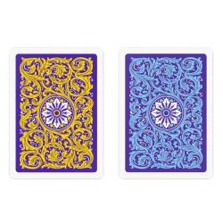 Plastik kartlar - COPAG Pokersize Jumbo Dizin - Neoterik Mavi/Sarı