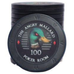 Pokerset Keramik - Angry Mallard Turnier 1000 MIX IT
