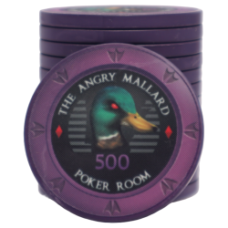 Pokerset Keramik - Angry Mallard Turnier 1000 MIX IT