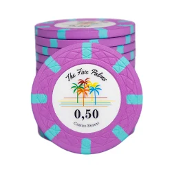 Pokerchip - FIVE PALMS - Sammelbestellung 1000 MIX IT