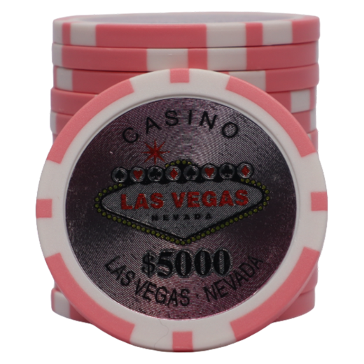 Ficha de póquer - Vegas Nevada 5.000